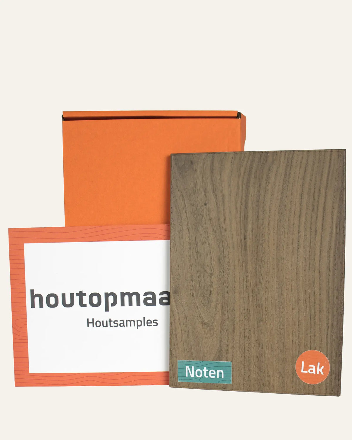 Noten houtsample