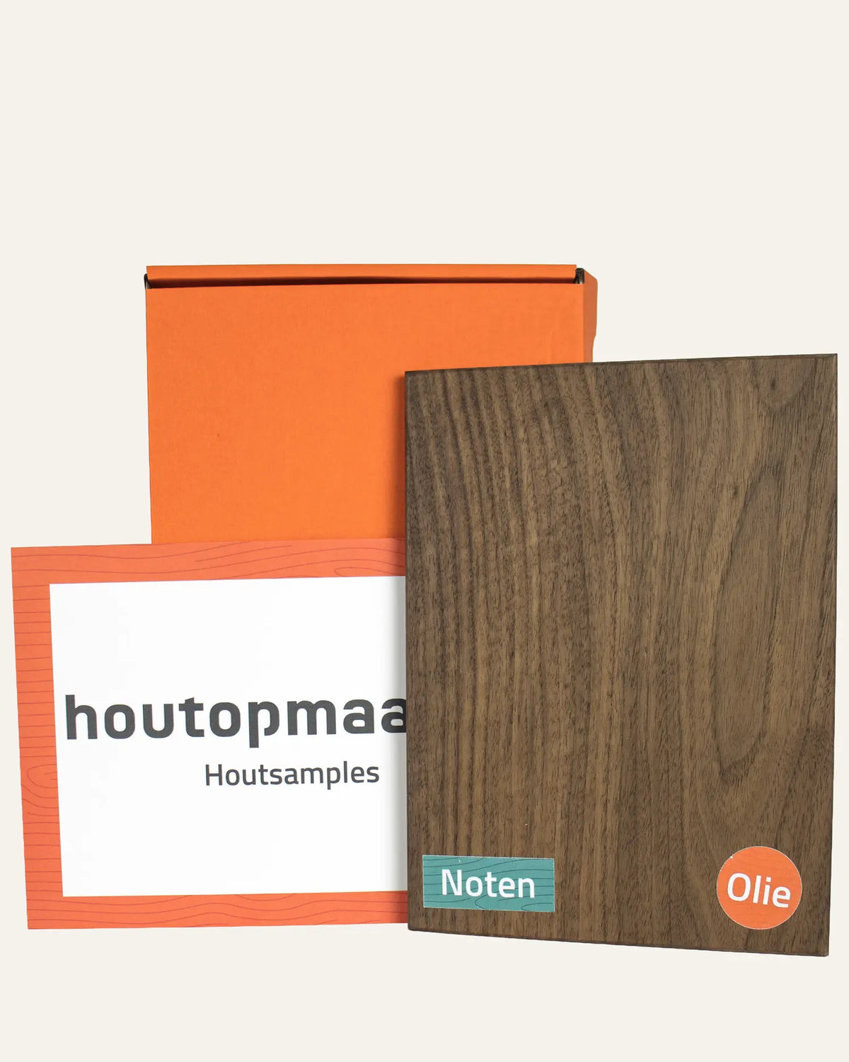Noten houtsample